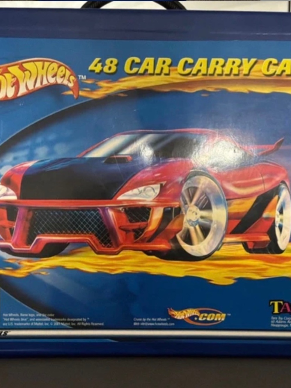 Vintage Hot Wheels Carry Case with 48 cars